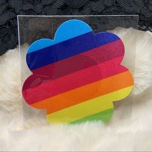 MIX/MATCH Pasties: Rainbow Stripes - Flowers 🏳️‍🌈 Happy Pride 🏳️‍🌈